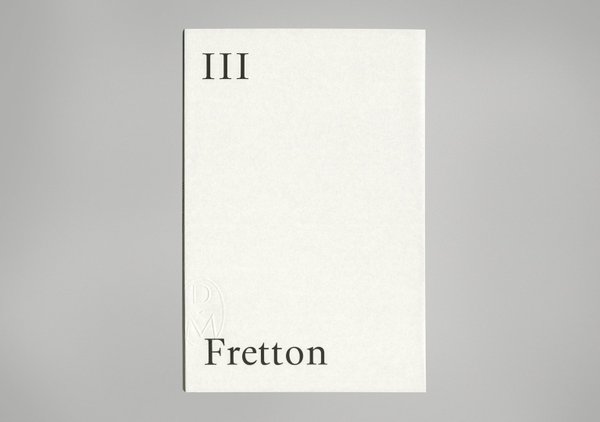 III The Lisson Gallery Sketchbooks: Tony Fretton