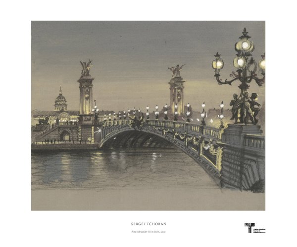 Sergei Tchoban. Pont Alexandre III in Paris